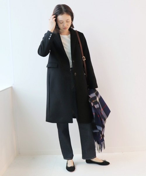 SLOBE IENA（スローブイエナ） チェスターコート 38 ブラック