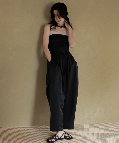 anuke（アンヌーク） サロペット オーバーオール Wide Bare