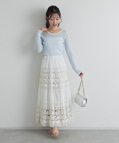 La boutique Bonbon（ラブティックボンボン） スカート コットンレース