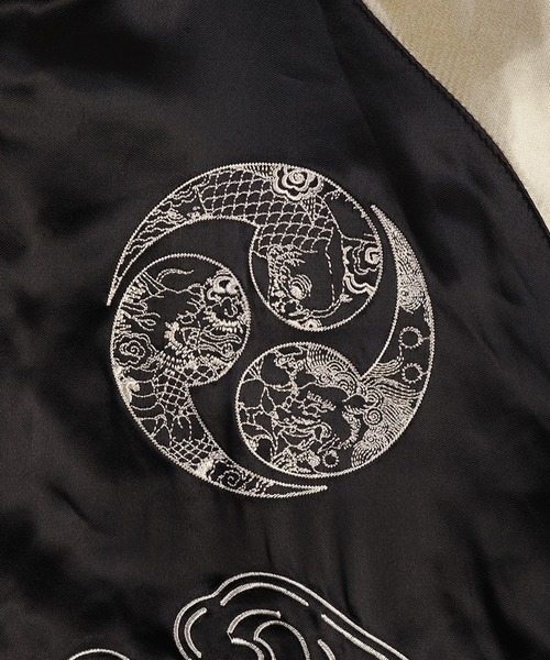 百花繚乱 スカジャン 和柄リバーシブルスカジャン（鯉） メンズ