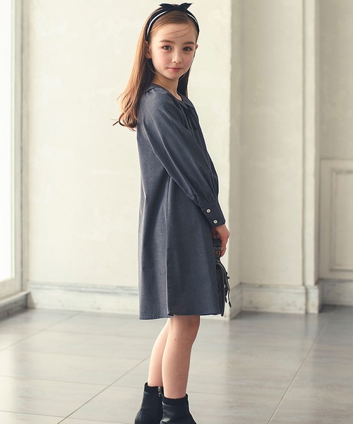 DRESCCO（ドレスコ） ワンピース ダークグレー長袖フォーマル