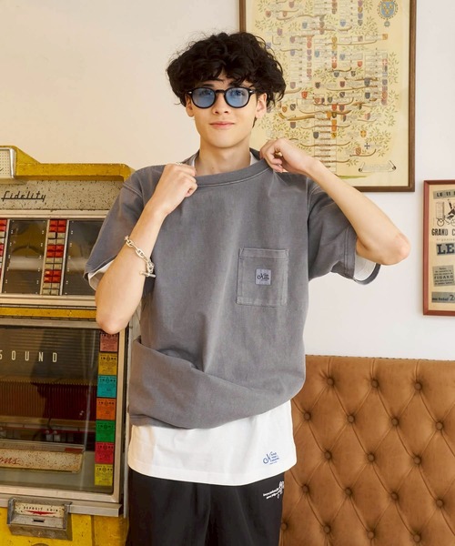 kaoyorinakami tシャツ logo pocket tee / ロゴポケットTシャツ メンズ