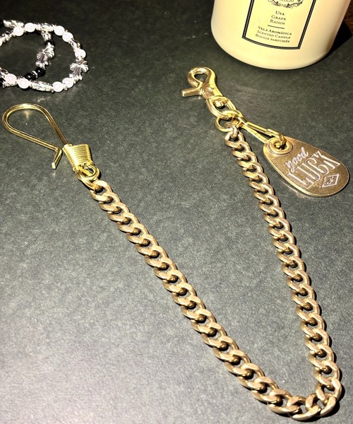 1004ST ウォレットチェーン 真鍮ウォレットチェーン キーリング