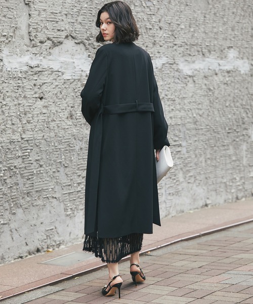 SMILE ORCHID（スマイルオーキッド） ノーカラーコート コート ノー