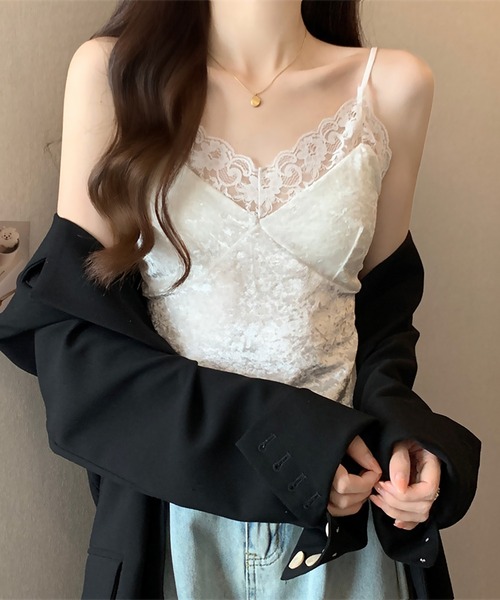 blackdia ocean（ブラックダイヤオーシャン） キャミソール レース