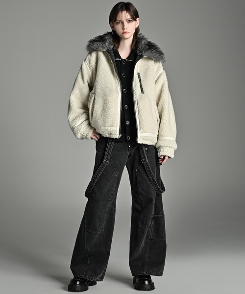 ADRER（アドラー） ブルゾン アウター The B-3 Reversible Fur Blouson