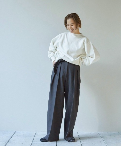 TODAYFUL パンツ Bonding Wide Trousers レディース : ZOZOTOWN Yahoo