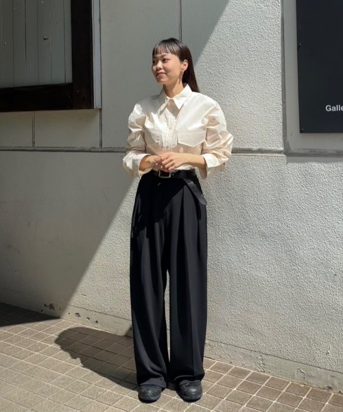 TODAYFUL パンツ Bonding Wide Trousers レディース : ZOZOTOWN Yahoo