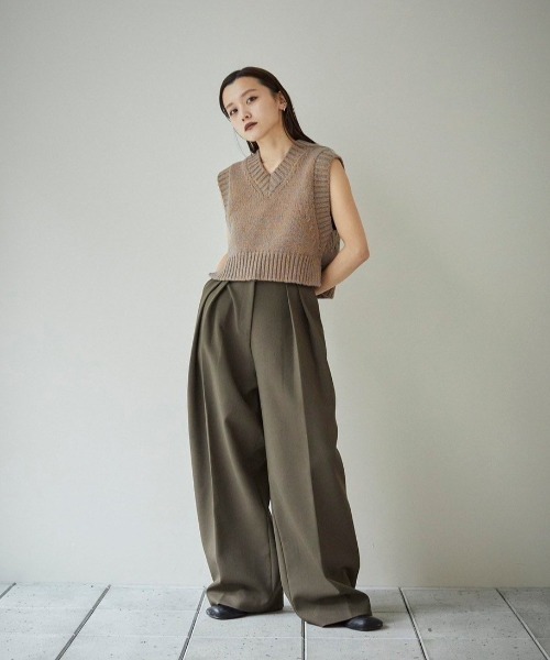 TODAYFUL パンツ Bonding Wide Trousers レディース : ZOZOTOWN Yahoo