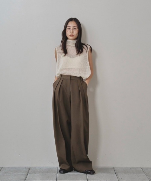 TODAYFUL パンツ Bonding Wide Trousers レディース : ZOZOTOWN Yahoo
