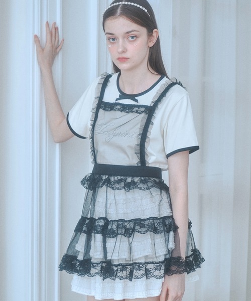 Lovilyn ワンピース 推し活チュールエプロンワンピース : ZOZOTOWN