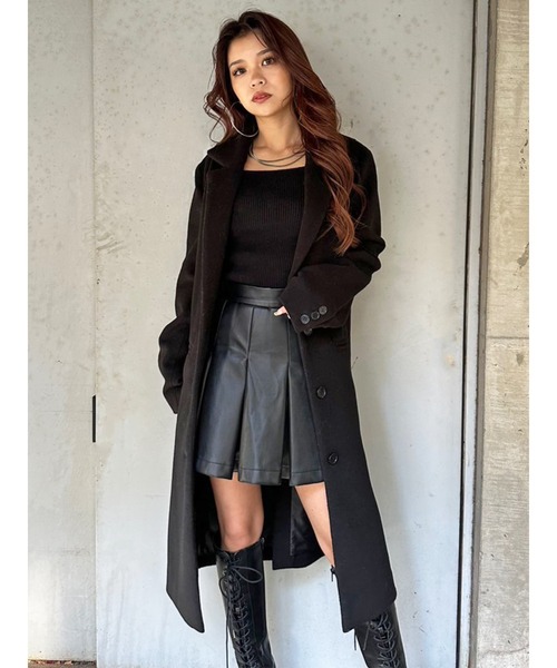 EGOIST（エゴイスト） コート チェスターコート 3釦Iラインチェスター