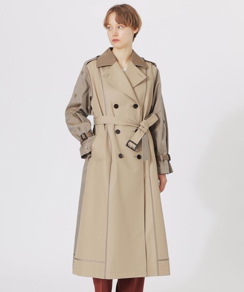 LOVELESS（ラブレス） トレンチコート コート ブロッキングトレンチ