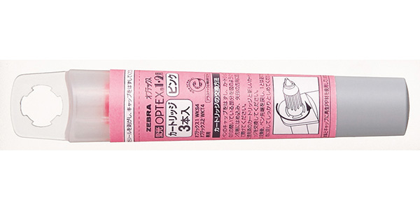 オプテックス1/2用カートリッジ3本入 ピンク(ピンク): 替芯【公式