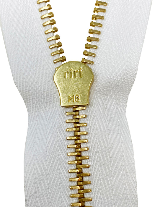 riri 6MM Teeth One-Way Separating Open Bottom Zipper with KTA Pull