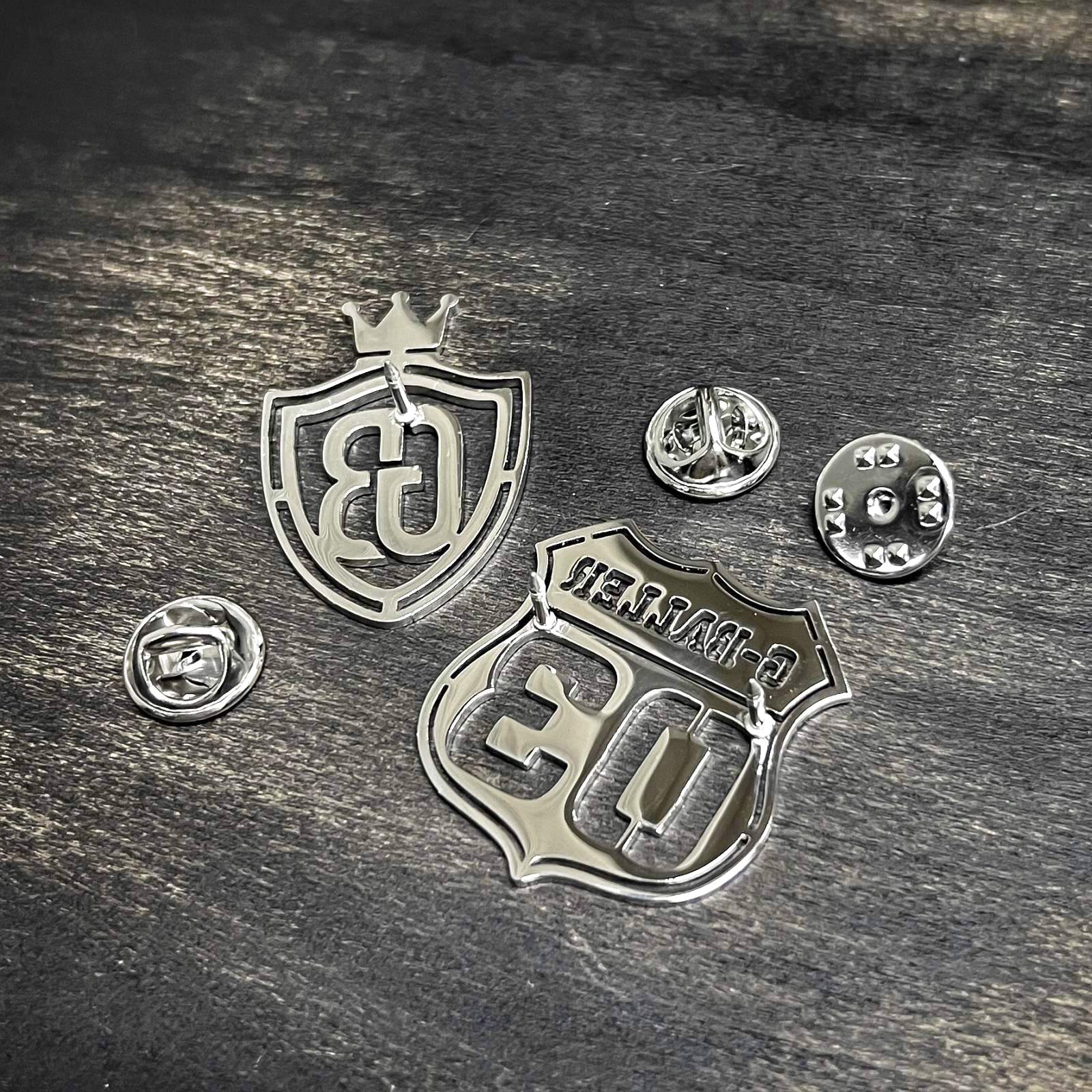 ラペルピン オーダーメイド オリジナル ゴールド シルバー OEM