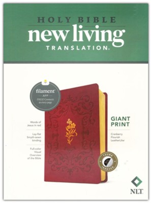 NLT Giant Print Bible, Filament-Enabled Edition (LeatherLike