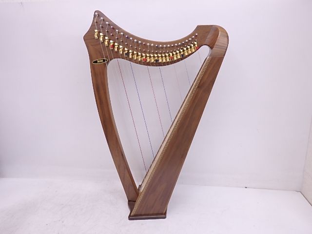 青山ハープ社製25弦サウルハープ(メープル材)
