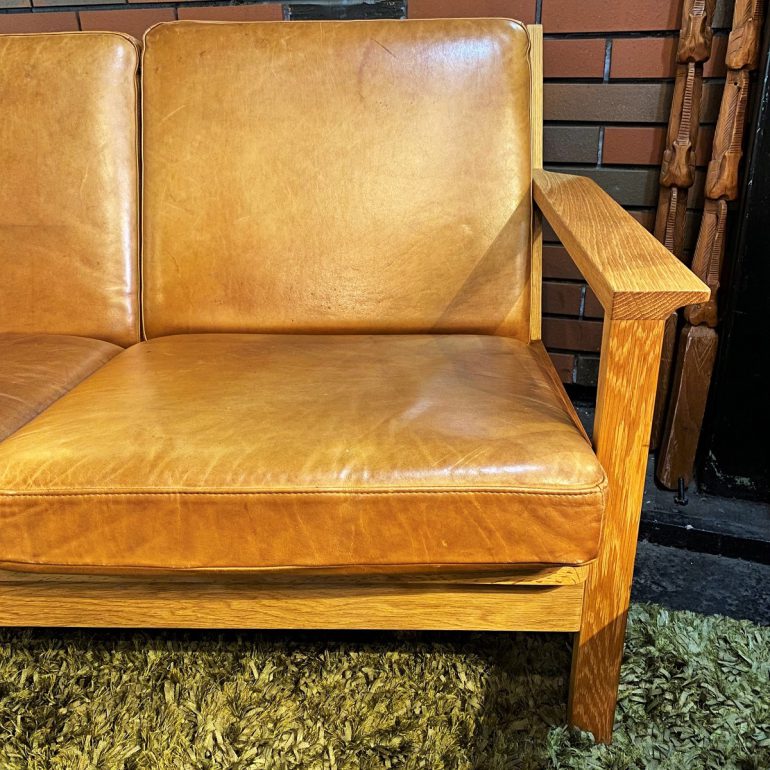 karf カーフ Tolime+ トリムプラス 3人掛け 革 レザー ソファ 無垢材