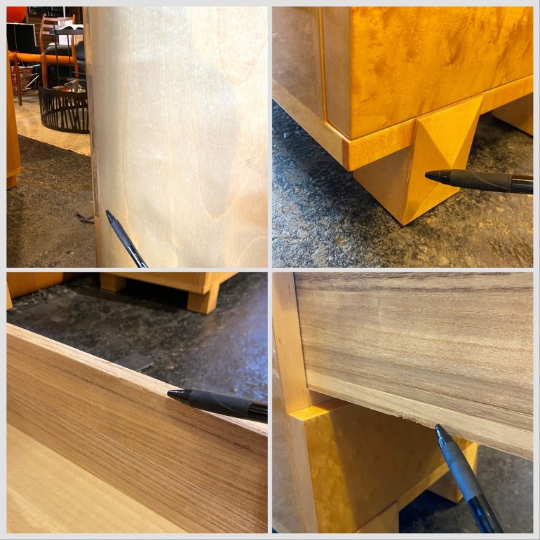 IDC大塚家具 スプレンダー 最高級 バーズアイメープル チェスト サイド