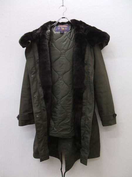 WOOLRICH モッズコート ライナー付き カーキ サイズXS ウールリッチ