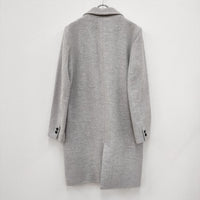 adam et Rope サイズ36 ウール カシミヤ混 チェスターコート グレー