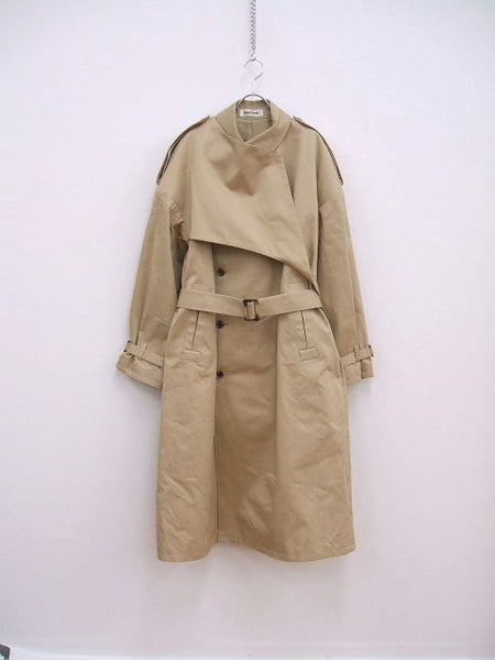 KEISUKEYOSHIDA Belted tranch coat ベルテッド トレンチコート