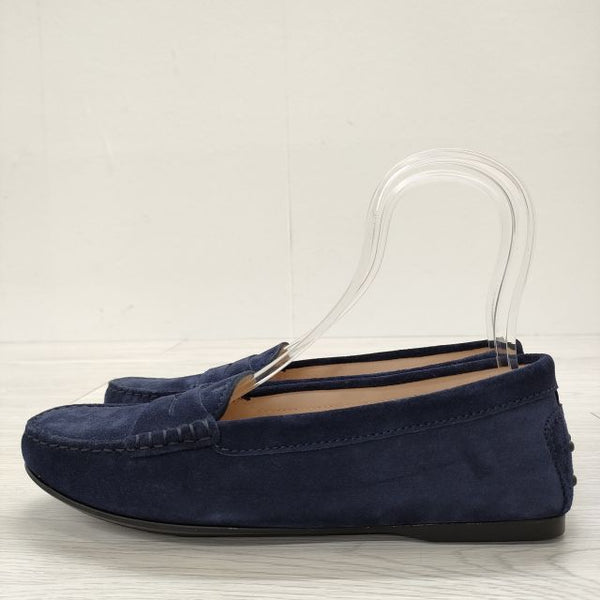TOD'S 未使用品 スウェード ドライビングシューズ 39 フラットシューズ