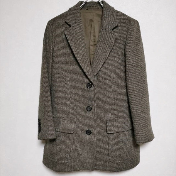 MARGARET HOWELL 578-212007 ウール 3B テーラードジャケット ブラウン