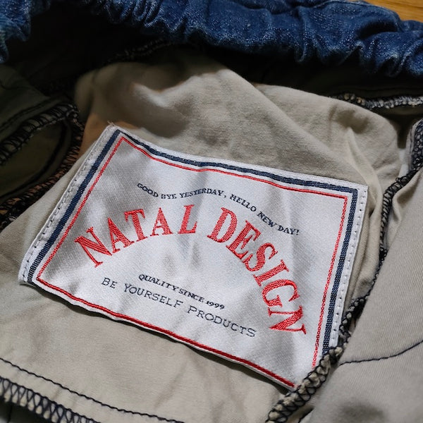 NATAL DESIGN デニムキルティングショーツ QUILTED SHORTS サイズL