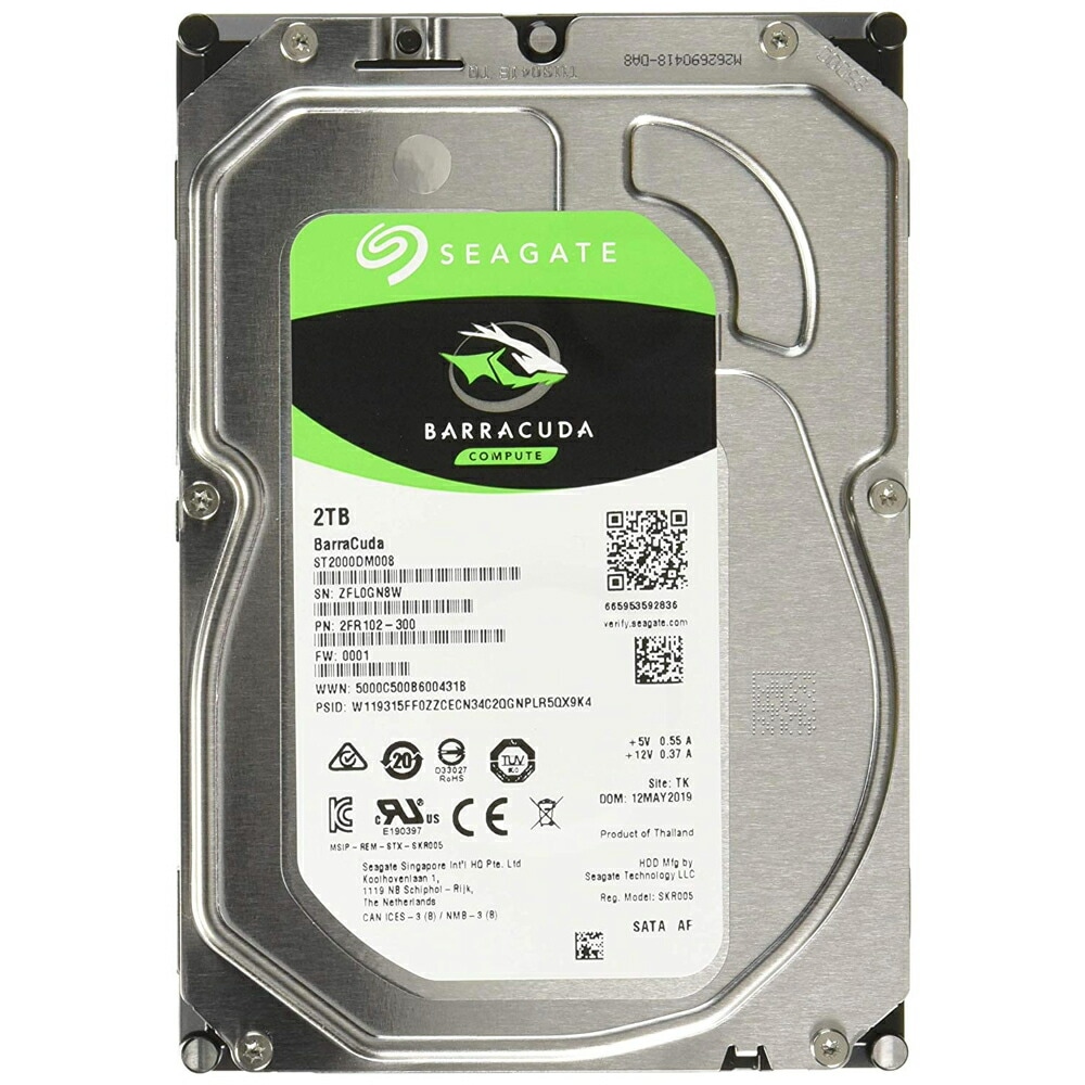 購入1年で突然死』 SEAGATE ST4000DM004 [4TB SATA600 5400] Hyundai