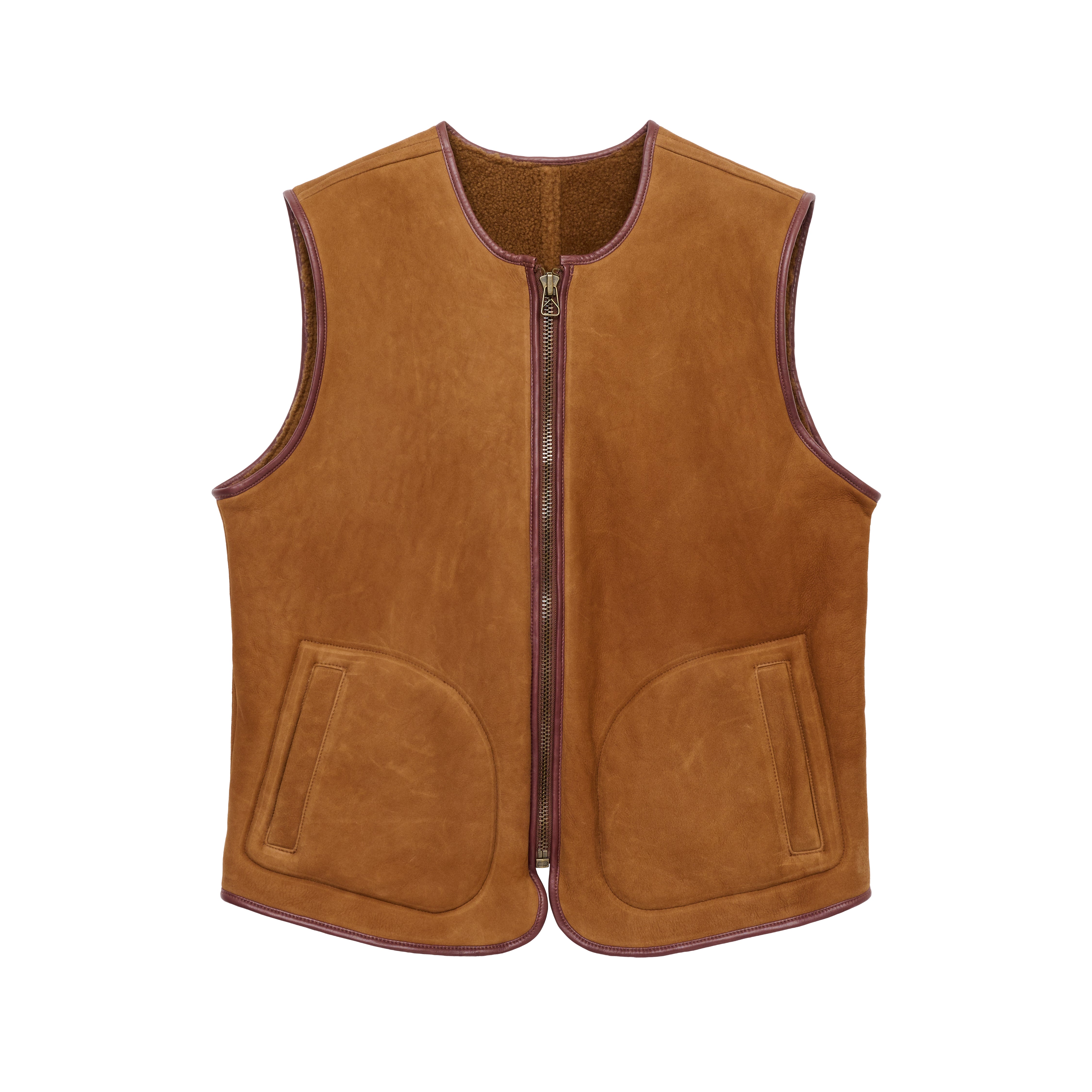 マウンテンリサーチShearing Vest” ムートンベスト 羊皮M マウンテン