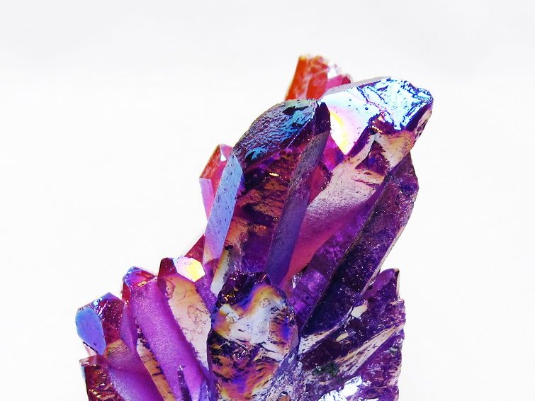 睦月】レインボーオーラ水晶の魔法のステッキ形オルゴナイト☆他3点