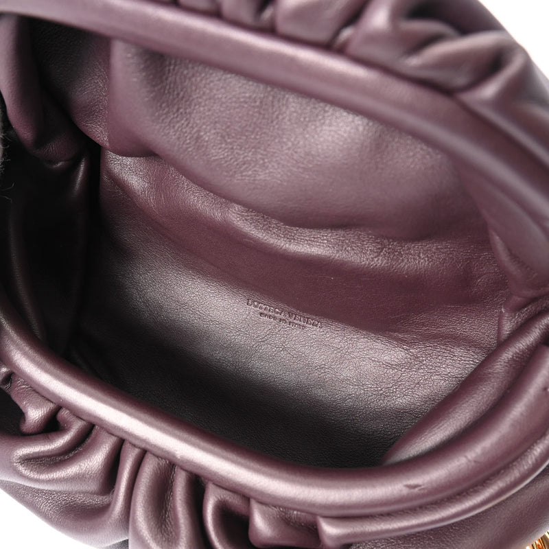 ボッテガヴェネタザチェーンポーチ バーガンディ レディース レザー