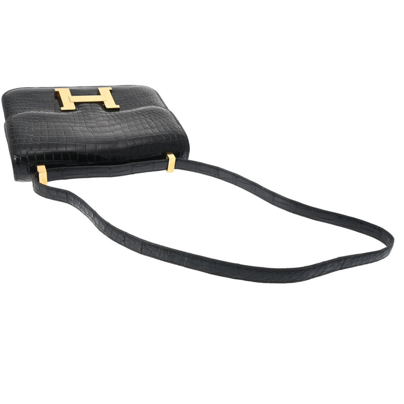 エルメスコンスタンス 23 黒 ゴールド金具 ○O刻印(1985年頃)刻印