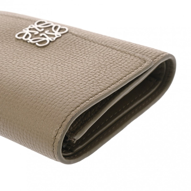 ロエベバーティカルウォレット スモール 43138 カーキ レディース