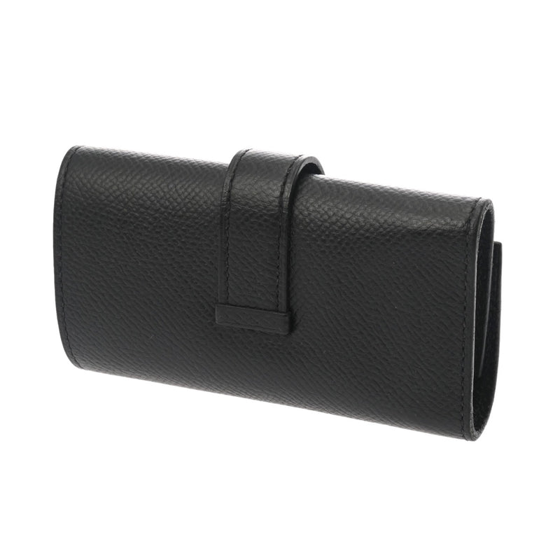 エルメス ベアン 4連キーケース ブラック シルバー金具 R刻印(2014年頃