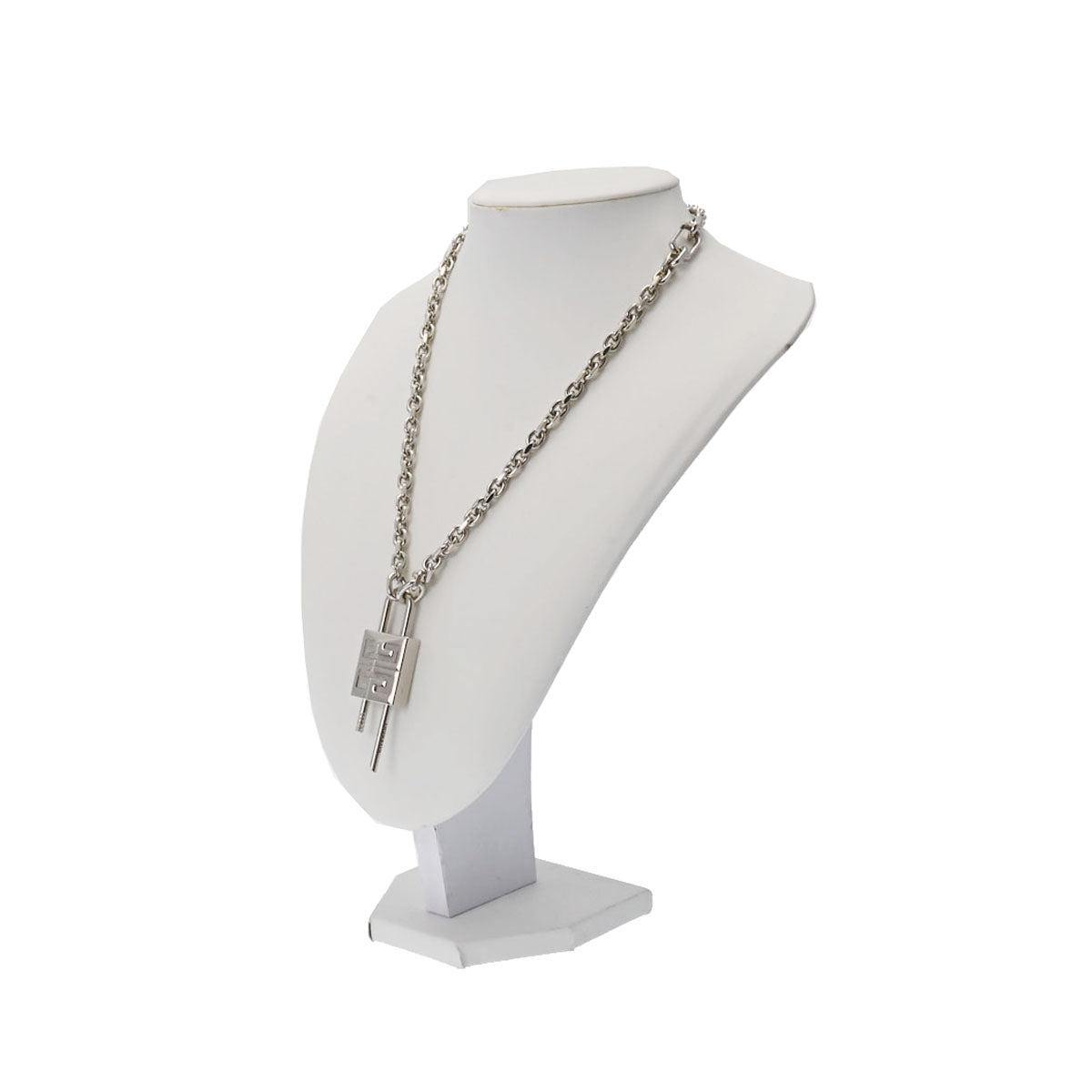 ジバンシーロックネックレス スモール シルバー レディース ネックレス