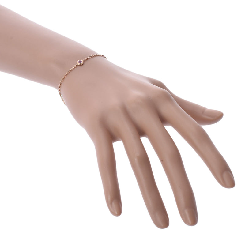 カルティエ ダムールブレスレット ピンクサファイヤ レディース K18