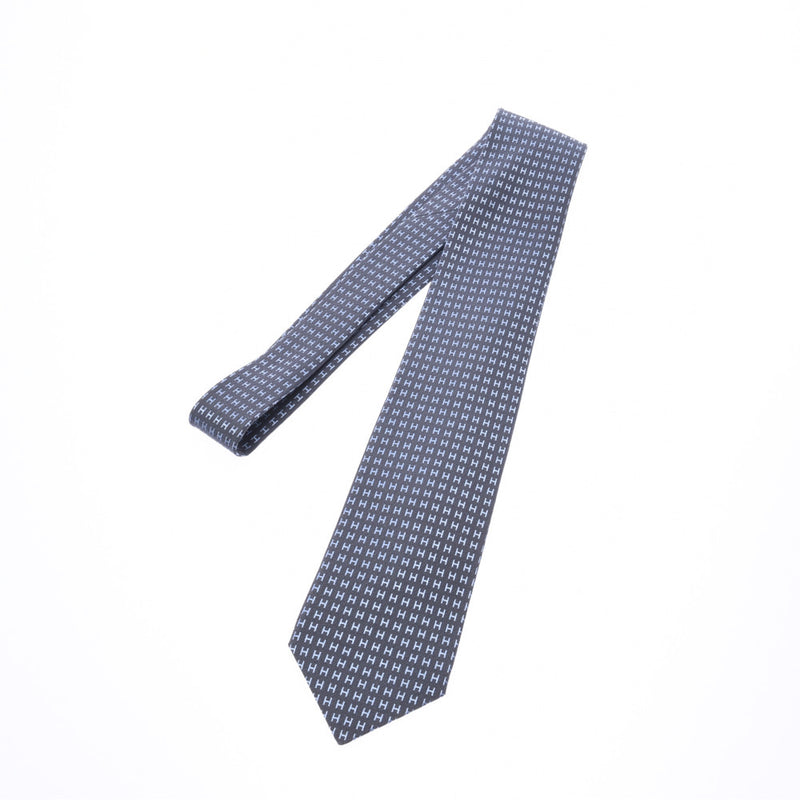 エルメスH柄 タラサ/ブルー メンズ ネクタイ HERMES – 銀蔵オンライン