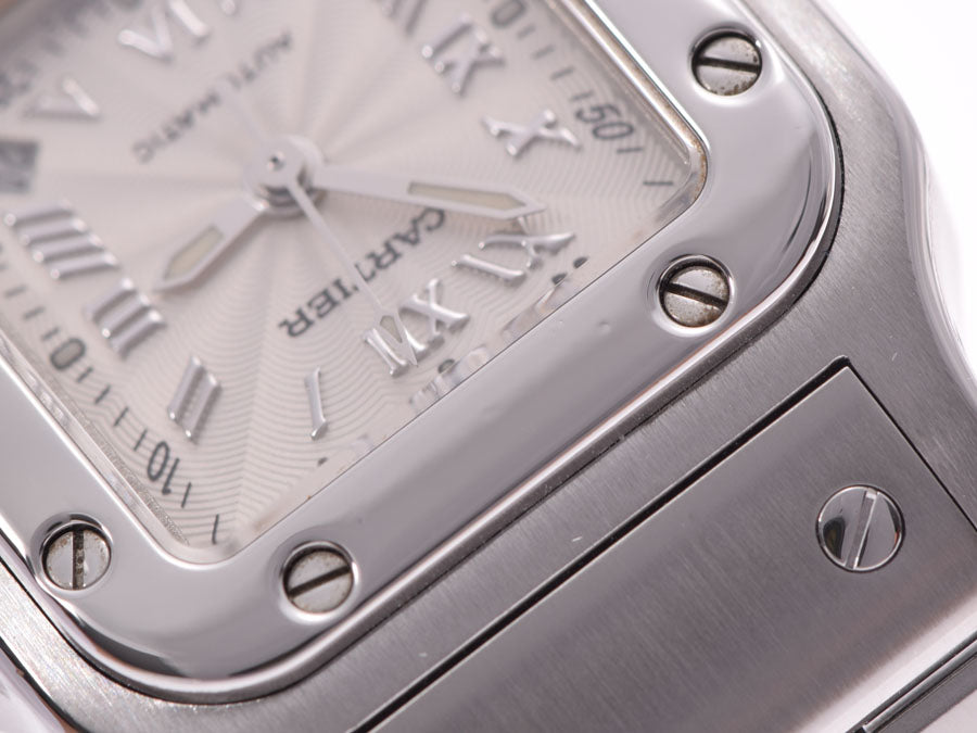 カルティエ サントスガルベ SM シルバー文字盤 W20044D6 20周年記念