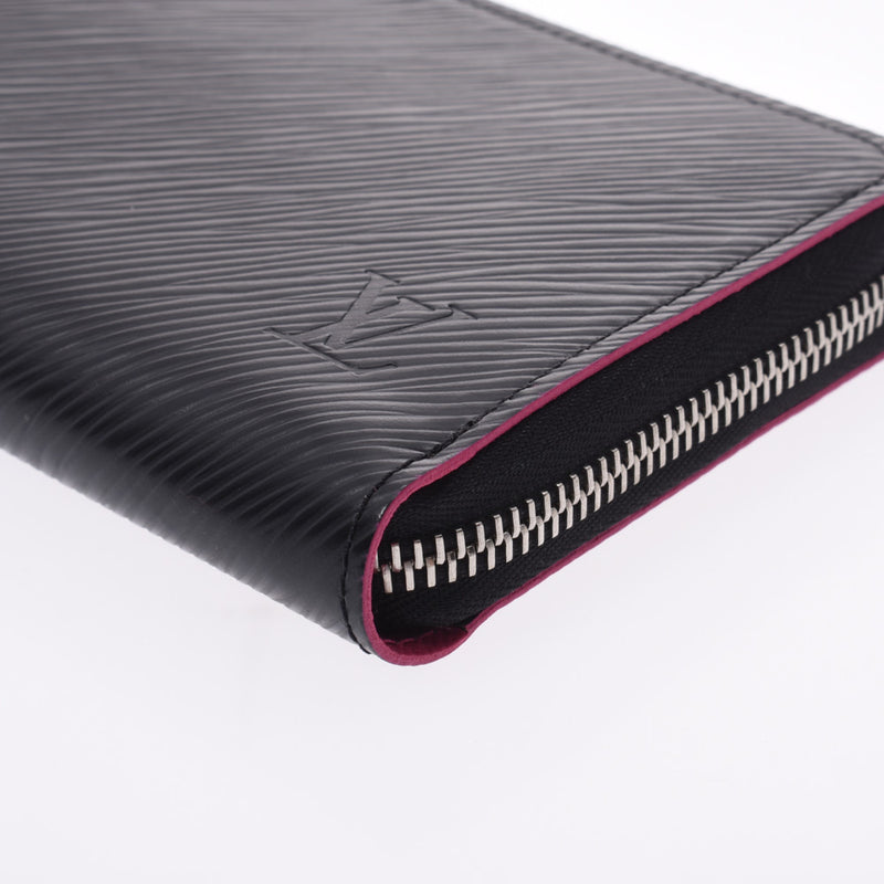 ルイヴィトンジッピーウォレット 14127 ノワール/ホットピンク ユニ