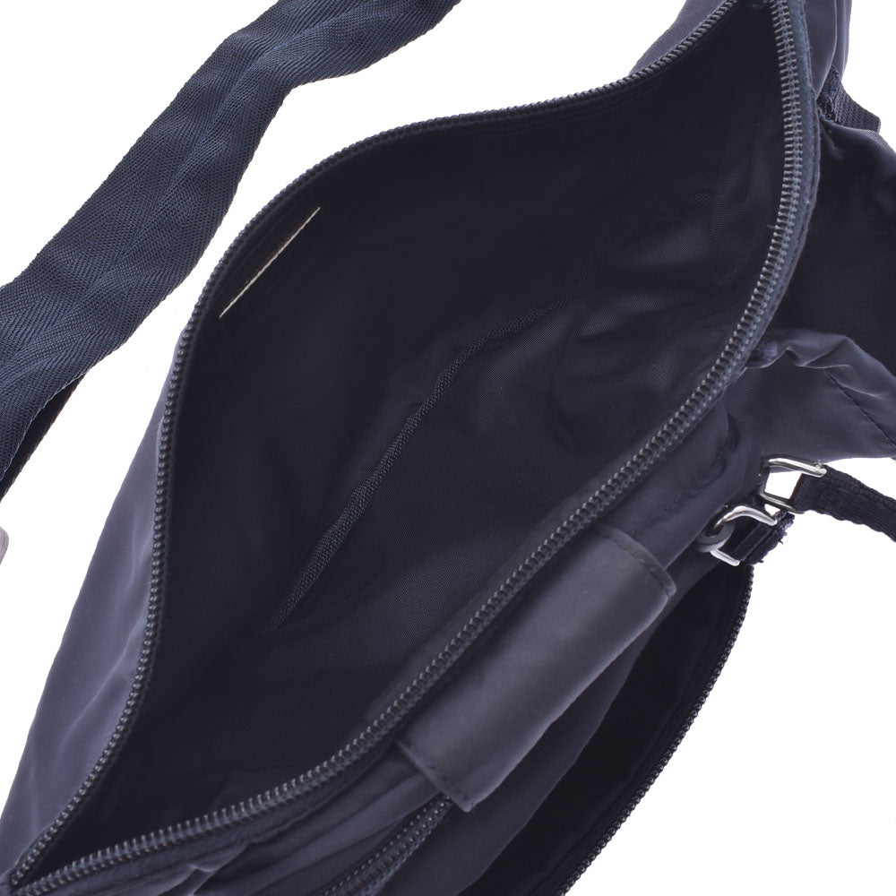 プラダウエストポーチ 紺 メンズ ナイロン ウエストバッグ 2VL056