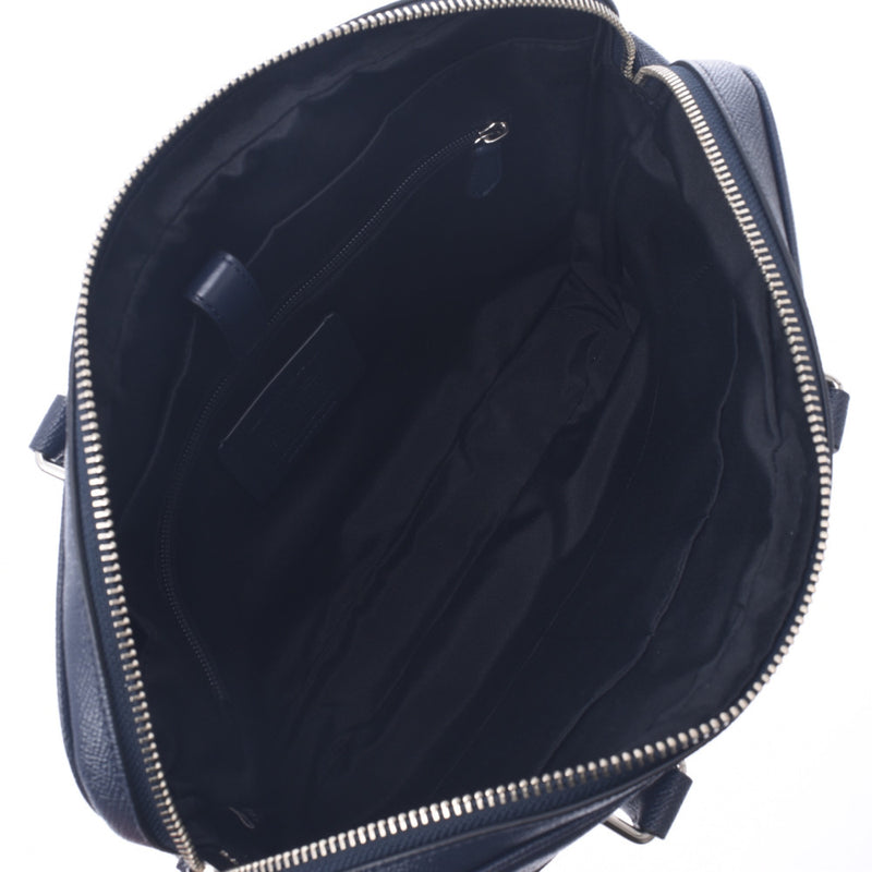 コーチ2WAY ブリーフケース ネイビー メンズ ビジネスバッグ F72974