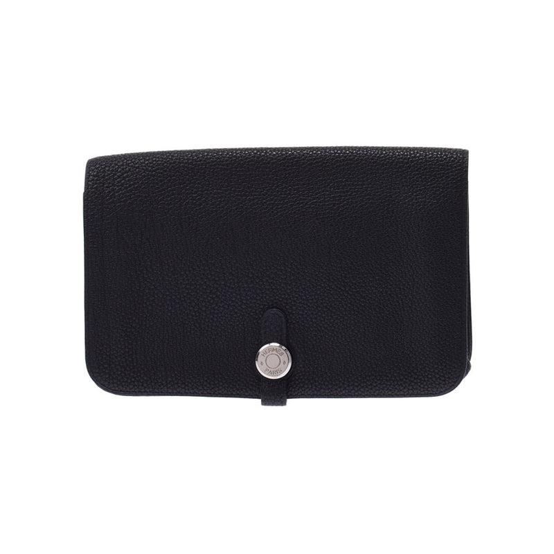 エルメスドゴン ベルトバッグ 黒 シルバー金具 □F刻印(2002年頃)刻印