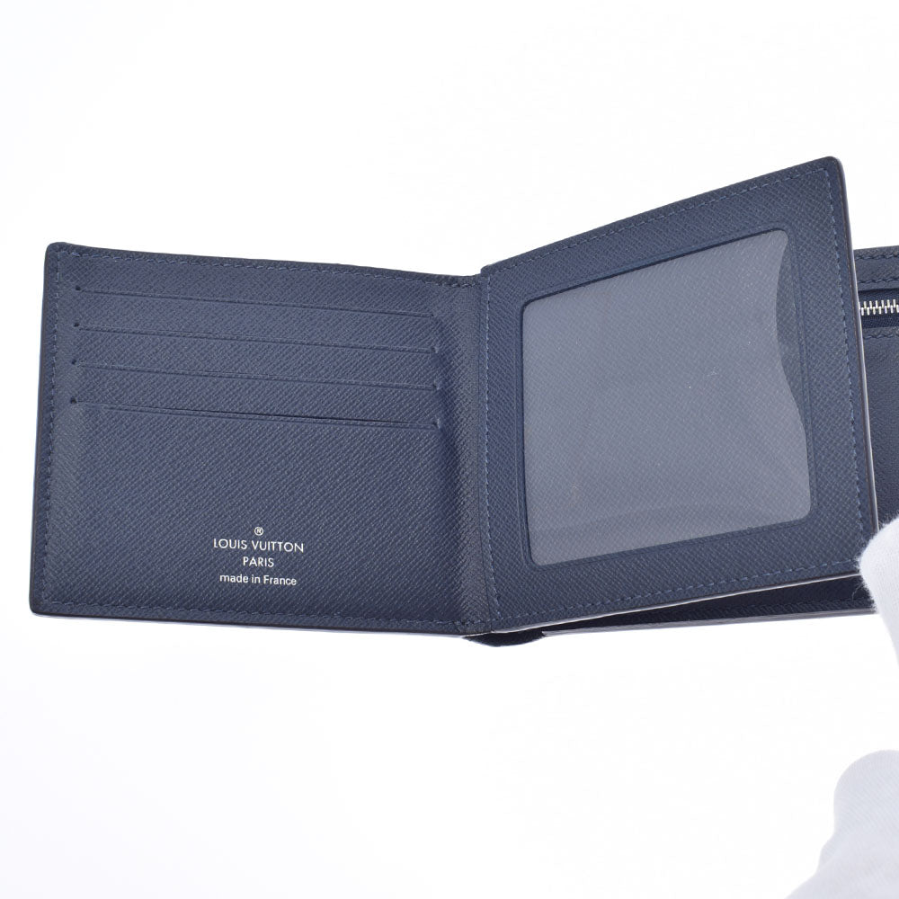 ルイヴィトンポルトフォイユアメリゴNM 14136 ブルーマリーヌ メンズ