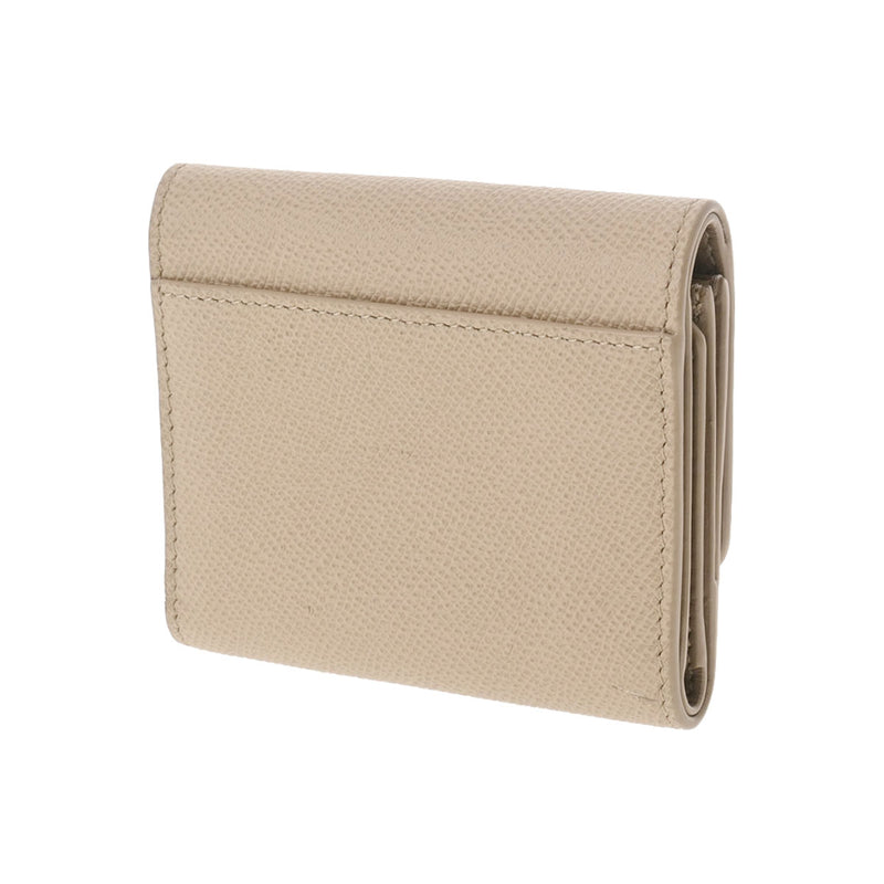 クリスチャンディオールレディディオール ロータスウォレット ベージュ