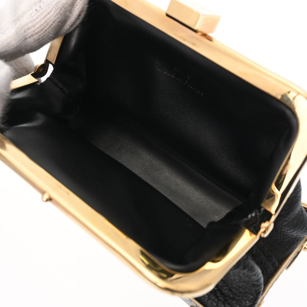 ルイヴィトンスハリ ポルトモネヴィエノワ がま口小銭入れ ノワール