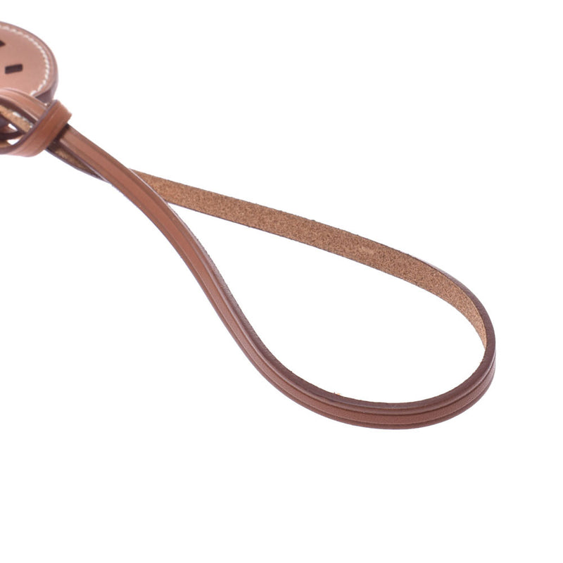 エルメスパドックシュバル 蹄モチーフ バッグチャーム ブラウン系 ユニ