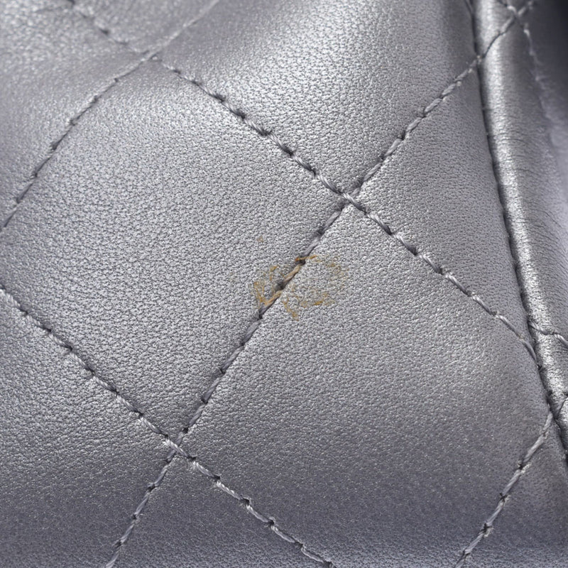 シャネルチェーンショルダーバッグ 14143 シルバー シルバー金具